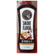 이슬나라 스모크향소스 530g 훈제소스 바베큐소스 식당 업소용 식자재, 1