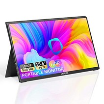 휴대용 모니터 ARZOPA 15.6인치 1080 FHD 휴대용 모니터(외부 HDR 아이 케어 화면 포함) 및 HDMI/Type-C/USB-C for 노트북/PC/Mac/PS4/PS5/Xbox/Phone(1080P) -15076, 60hz