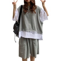리더퀸 1-O-30 투피스 오버핏 빅사이즈 트레이닝복 상하의세트