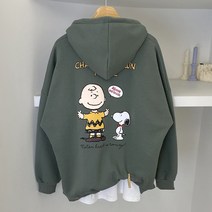 DG 기모 COME ON 찰리 후드티