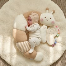 이몽 오가닉 버터 애착필로우 (인형 유아 짱구 베개 신생아 두상 바디필로우 출산 선물 뒤집기방지쿠션), 버터필로우