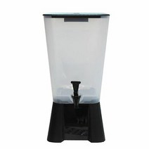 쥬스디스펜서 실용적인 사각불투명 19L 베버리지 업소용 물병, 1EA