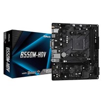 ASRock B550M-HDV 3rd Gen AMD AM4 Ryzen/Future AMD Ryzen 프로세서 마더보드 지원