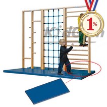 키드짐 늑목안전매트 40X100X5cm 철제프레임커버 학교용품 (키드짐/대근육용품/안전매트/매트/스포츠용품/레저/스포츠 추천)