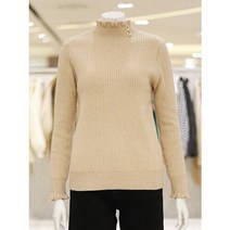 [AK수원점] [밸리걸]프릴 하이넥 골지 니트(393710)