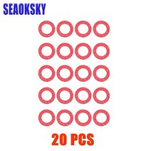 야마하 보트 엔진용 레드 씰 가스켓 하부 케이싱, 빨간색