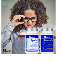비문증에 좋은 영양제 안구건조 황반변성에 좋은 영양제 CanPrev Eye Pro & Resvera Pro, 3세트, 60캡슐/병