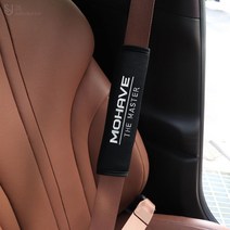 [JS AUTOMOTIVE] 모하비 더마스터 안전벨트 클립 홀더 시트 엠블럼 자동차 액세서리 커버 패드 쿠션 용품, 천둥새