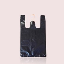 ch초_819 다용도 마트 봉투 검정 26X45cm +11cm 200매 마트봉투 무지봉투 비닐봉투 검정비닐봉투 마트비닐봉지, 개구◇상품선택◇, 1개