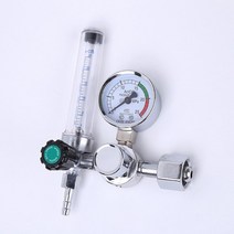레귤레이터 압력 용접 수압 오일 가스 산소 아르곤 분리기 조절기 2022 CO2 미그 티그 유량계 게이지 감속기 025Mpa 신제품, 은+아르곤 레귤레이터