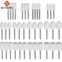 카운터싱킹 싱크 보링 3mm 생크 양모 펠트 장착 연마 버핑 휠 od 3-20mm 드릴, 믹스 10pcs, 실린더형
