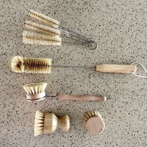 마카네이쳐 주방 브러쉬 모음 20개 세트, 깊은용기 세척브러쉬