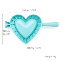 만두기계 만두제조기 만두빚는기계 성형기 설날 떡국 3크기 심장 모양의 만두 금형 제조 업체 플라스틱 반, 03 L