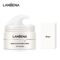 모공 피지제거 코 팩 LANBENA 블랙 헤드 리무버 코 페이스 마스크 포어 스트립 티어링 필링 여드름 치료 유, 한개옵션1, 01 WHITE
