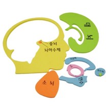 뇌과학 두뇌구조이해 뇌지도 퍼즐판 학습완구 몸관찰 체험 교육기관 수업용