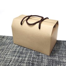 선물상자 쿠키상자 마카롱 머핀 포장상자, 0. 끈상자(크라프트) 대, 1개