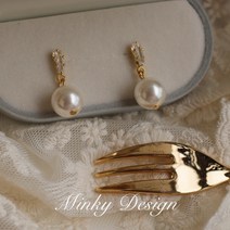 꽃소담 Pearl ear ring ZYZC9506 