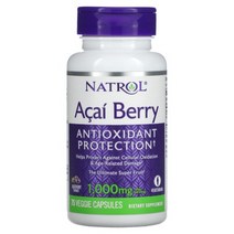 Natrol 아사이베리 1 000mg 75 베지 캡슐