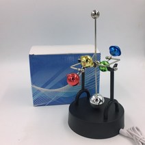 듀얼 컬러볼 진자모빌 테이블 모빌 키네틱 아트 인테리어 장식, 우주볼