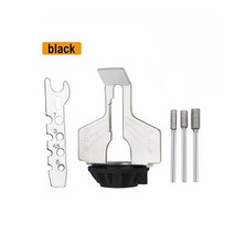 체인톱날연마기 5/8pcs 연쇄 어태치먼트 로터리 공구 키트 전기 그라인더 연마 부착 세트 톱 체인 도구, 04 Black