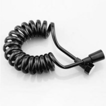 Spring Shower Nozzle Sprinkler Hose Soft Hoses Flexible Telescopic Tube Toilet Bidet Spray Pipe 1.5M, [01] Black, [02] 2m