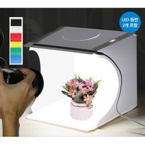 LED 포토박스 미니스튜디오 제품 셀프 사진촬영 포토부스 촬영박스 촬영조명(20cm 30cm 40cm), 포토박스 20cm