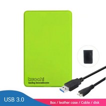 외장형하드 이동식 하드디스크 외장하드 추천 TWOCHI''2TB 1TB S, 08 2 테라바이트, 05 green