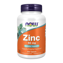 나우푸드 아연 50mg 250 태블릿 ( ZINC 50MG 250 TABS ) 면역, 1개