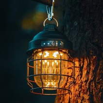파도캠핑 PD05 충전식 LED 감성 캠핑 반딧불 랜턴, PD05 블랙