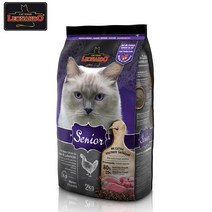 레오나르도 시니어 캣 치석 관리 고양이 사료 2kg, 곡물