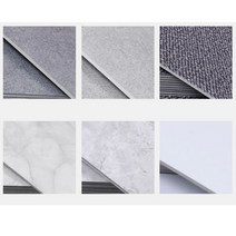 붙이는 접착식 바닥 인조 대리석 데코타일 셀프시공 방법 현관 사무실 베란다 점착 박람회 시트지, TL02 무광 콘크리트그레이