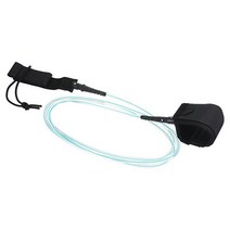 PATIKIL 2.7m(9피트) x 7.2mm 서핑보드 목줄 스트레이트 목줄 레그 로프 키 포켓 손목 스트링 바디 보드 패들 보드용 민트 그린, Mint Green