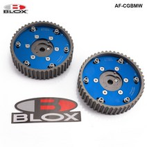 Blox 2Pcs 조정 캠 기어 타이밍 풀리 키트 BMW E21 E28 E30 E34 E36 318i Z1 M20 2pc 블루 AFCGBMW 자동차 부품 호환, 단일옵션