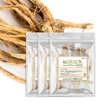 바른약초 도라지(프리미엄 6년근), 3개, 100g