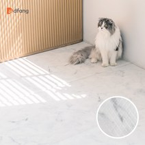 [폴딩140x60cm] 디팡 고양이 중대형견용 캣플레이매트 미끄럼방지 7mm, 시크 마블