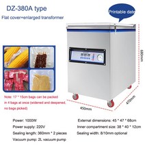진공챔버 진공게이지자동 챔버 진공 밀봉 기계 포장 식품 건조 및 이중 목적 압축 성형, 01 DZ-380A