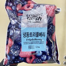 노브랜드 냉동 트리플 베리 1.2kg x 1개, 아이스보냉백포장