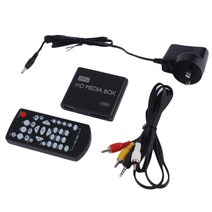디빅스플레이어 안드로이드 셋탑박스 미니 미디어 플레이어 1080P HDD 박스 TV 비디오 멀티미디어 풀 HD SD MMC 카드 리더 100Mpbs EU 플매트 카펫 러그, [01] EU Plug