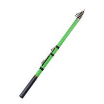 Telescopic 낚시대 스피닝 플라이 카본 파이버 페스카 3M 2.7M 2.4M 2.1M 1.8M 1.5M 여행용 미니 릴 시트, CHINA, Green