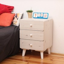 장인가구 밍키 3단 서랍장, 워시