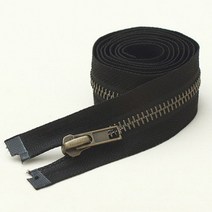 소잉데일리 의류용 지퍼 및 슬라이더 모음전_ 3호 5호 80여종, 블랙, 4. 5호 양장용 앤틱 100cm