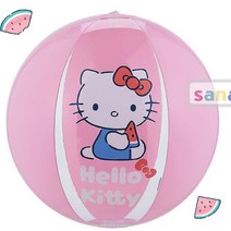 헬로키티 비치볼40 수박 유아동 물놀이 수영장 장난감, 키티 비치볼40 수박