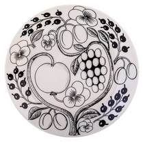 ARABIA 아라비아 파라티시 플레이트 샐러드 접시 21cm / 블랙 나눔접시 쟁반, 상세페이지 참조