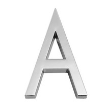 호실판 집번호 야외 스티커 표지판 접착 문자 문 알파벳 홈 검은 숫자 주소 명판, 15 A-Silver