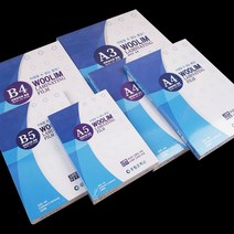 우림 라미네이팅필름 기계코팅지 A5 A4 A3 B5 B4 코팅지, A4(80MICX216X303)100매