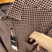 레노마 SH04 더블 미디움 체크 기모 일반핏 긴팔 셔츠 RMWSGP-304-BW-55555 (9172936)