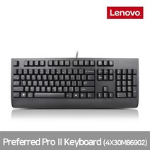 레노버 4X30M86902 Preferred Keyboard 유선 키보드 (USB), 선택하세요