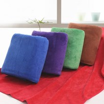 여유공간 자동차세차타올 드라잉타올 극세사타올, 빨간색