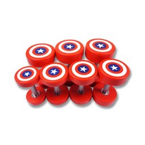 캡틴 우레탄덤벨 5kg I 홈짐 방패 아령
