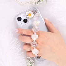 (갤럭시A/퀀텀/와이드)데이지 하트볼스트랩 케이스 WZ65182EA, 갤럭시퀀텀2(A826), 본상품선택